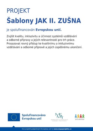 Projekt Šablony JAK II. ZUŠNA