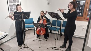 Vernisáž s hudbou mladých umělců