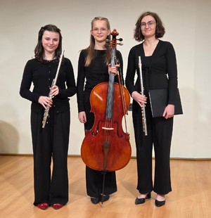 Dechové trio uspělo v Krajském kole