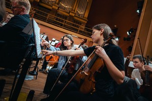 Soustředění společného orchestru žáků ZUŠ a členů české filharmonie