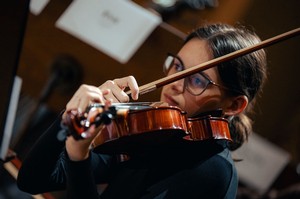Slavnostní zakončení projektu Společný orchestr žáků ZUŠ a hráčů České filharmonie